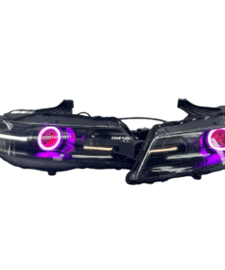 Alternative view of 2004-2008 Acura TL RGBW Led Halo Projector Black Headlights