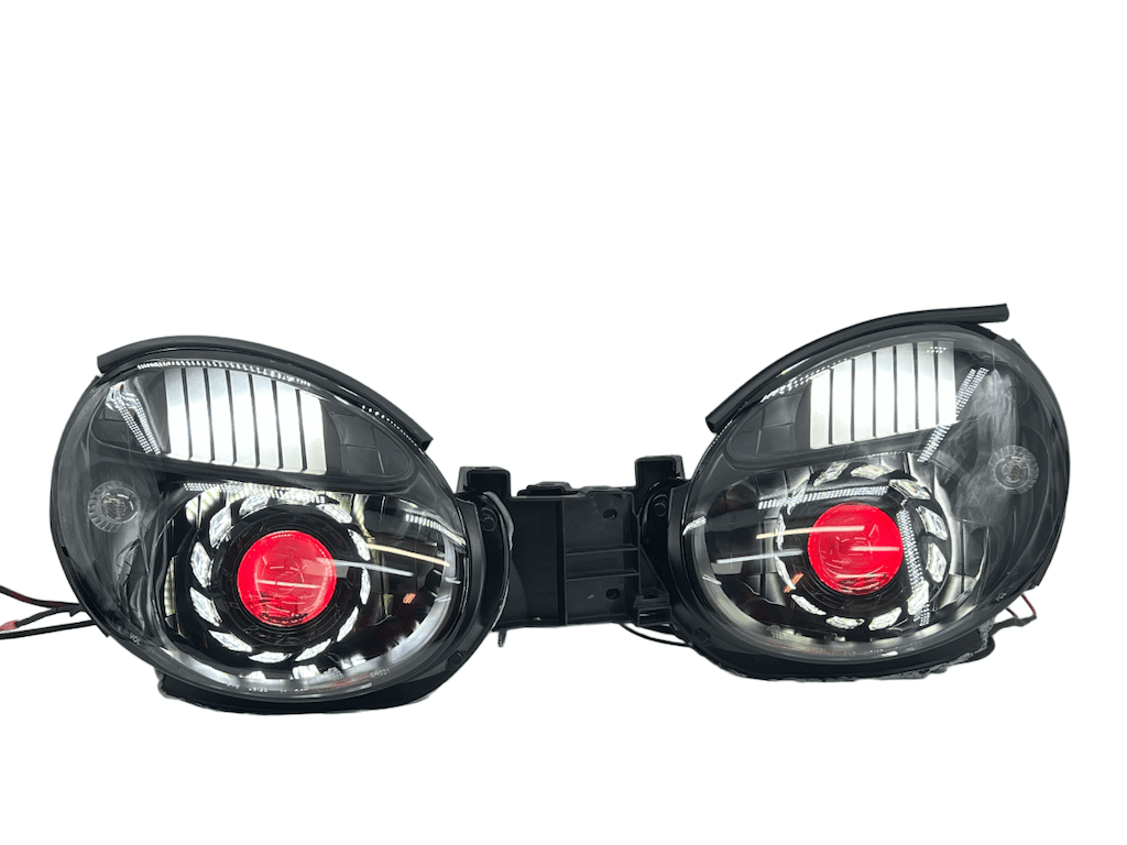 02-03 Subaru WRX Switchback LED Projector Black Retrofit Headlights