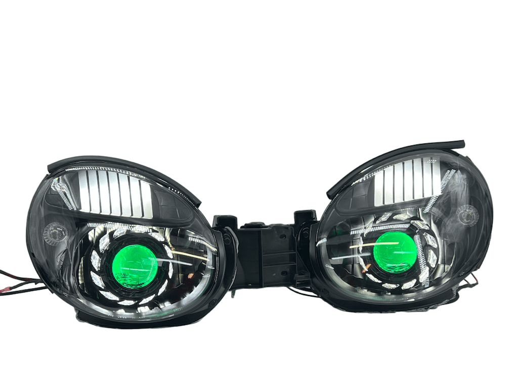 02-03 Subaru WRX Switchback LED Projector Black Retrofit Headlights