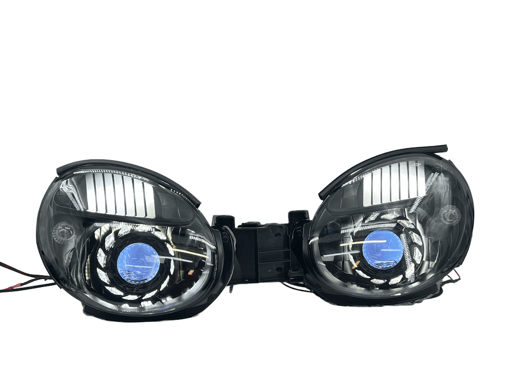 02-03 Subaru WRX Switchback LED Projector Black Retrofit Headlights