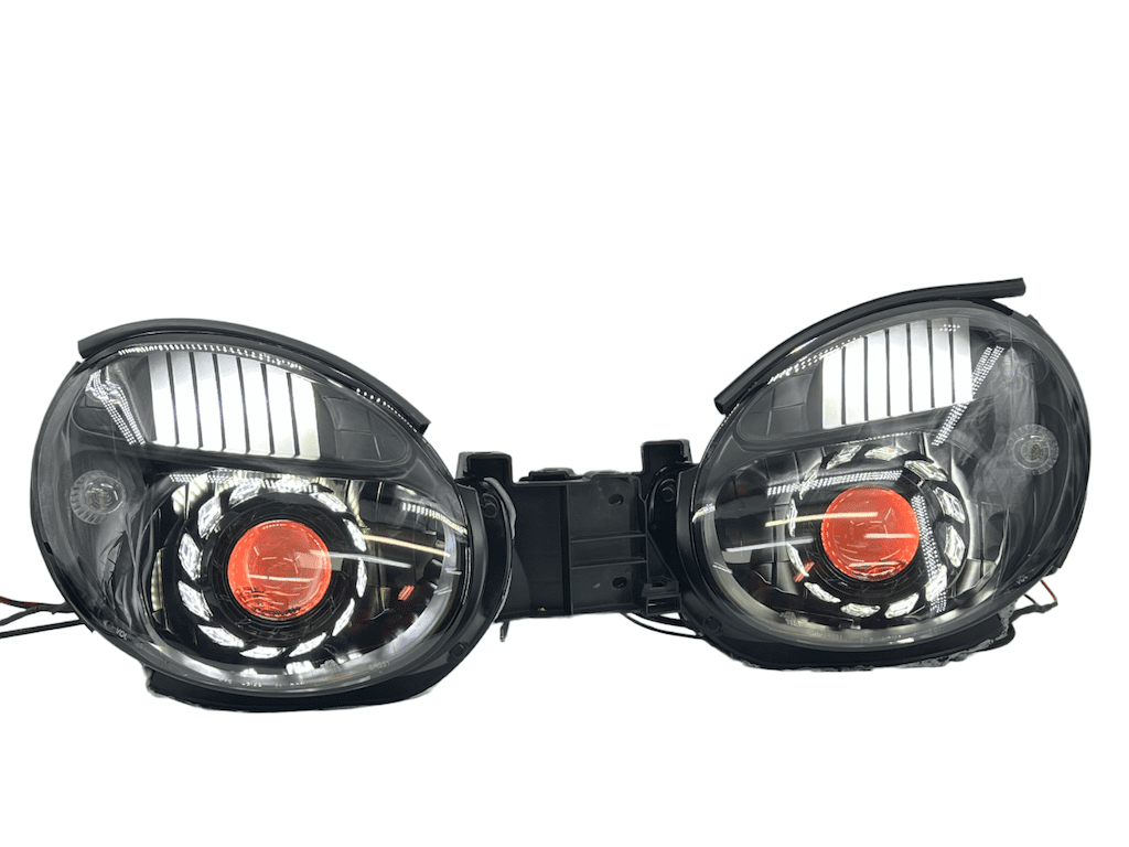 02-03 Subaru WRX Switchback LED Projector Black Retrofit Headlights