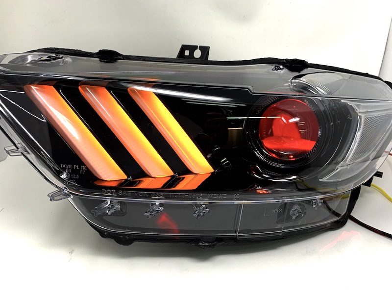 2015-2020 Shelby GT350 GT350R Custom Made LED Color Changing Bi-LED Projector Headlights - Image 2