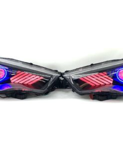 2014-21 Toyota 4runner Black Projector Halo Headlights Gill Lights