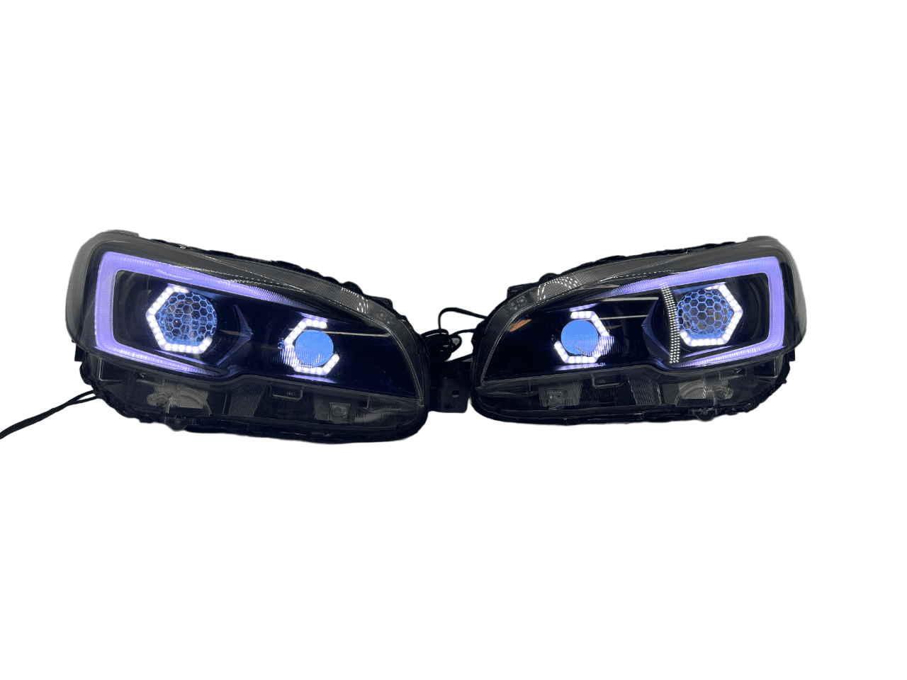 2018-2021 Subaru WRX STI Limited Bi-LED Projector Headlights RGBW LED Lights
