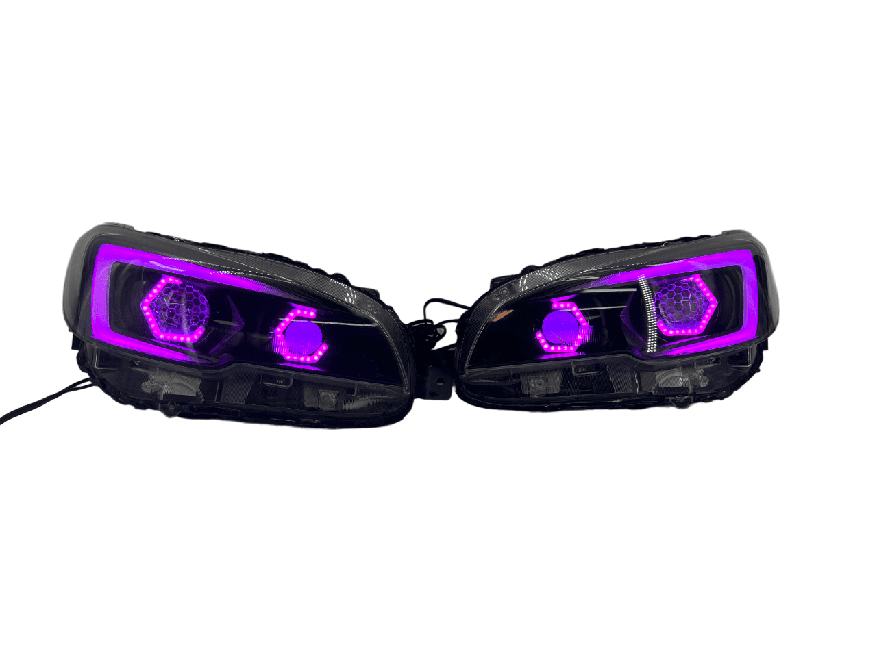2018-2021 Subaru WRX STI Limited Bi-LED Projector Headlights RGBW LED Lights