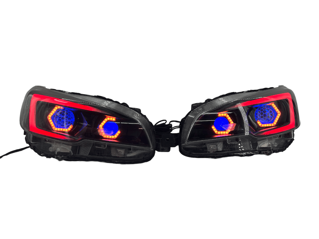 2018-2021 Subaru WRX STI Limited Bi-LED Projector Headlights RGBW LED Lights