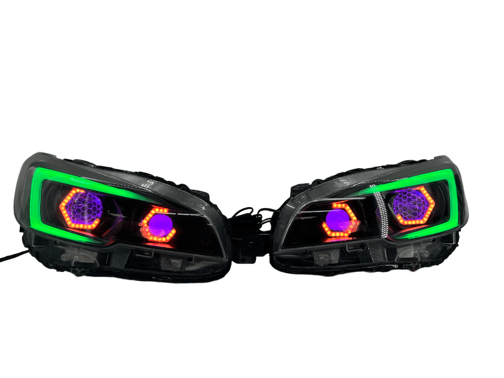 2018-2021 Subaru WRX STI Limited Bi-LED Projector Headlights RGBW LED Lights