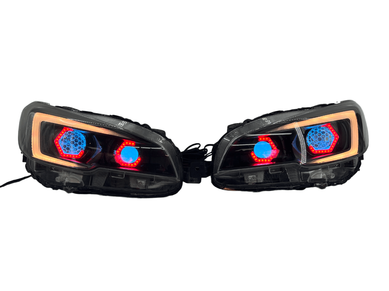 2018-2021 Subaru WRX STI Limited Bi-LED Projector Headlights RGBW LED Lights