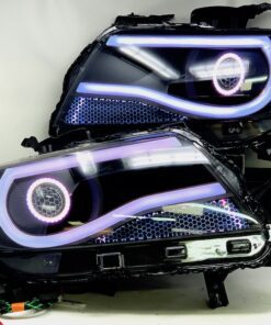 2015+ Chevrolet Colorado RGBW Led Hid Retrofit Kit Black Headlights