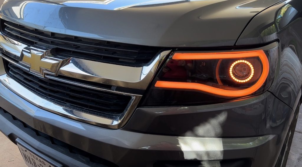 chevy colorado custom headlights
