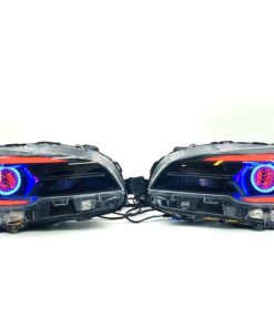 2018-2021 Subaru WRX STI RGBW Led Black Retrofit Headlights