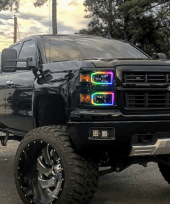 2014+ Chevrolet Silverado RGB LED Halo Headlights