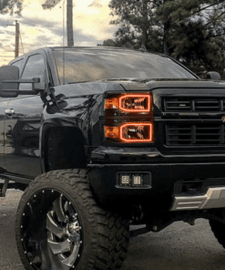 2014+ Chevrolet Silverado RGB LED Halo Headlights