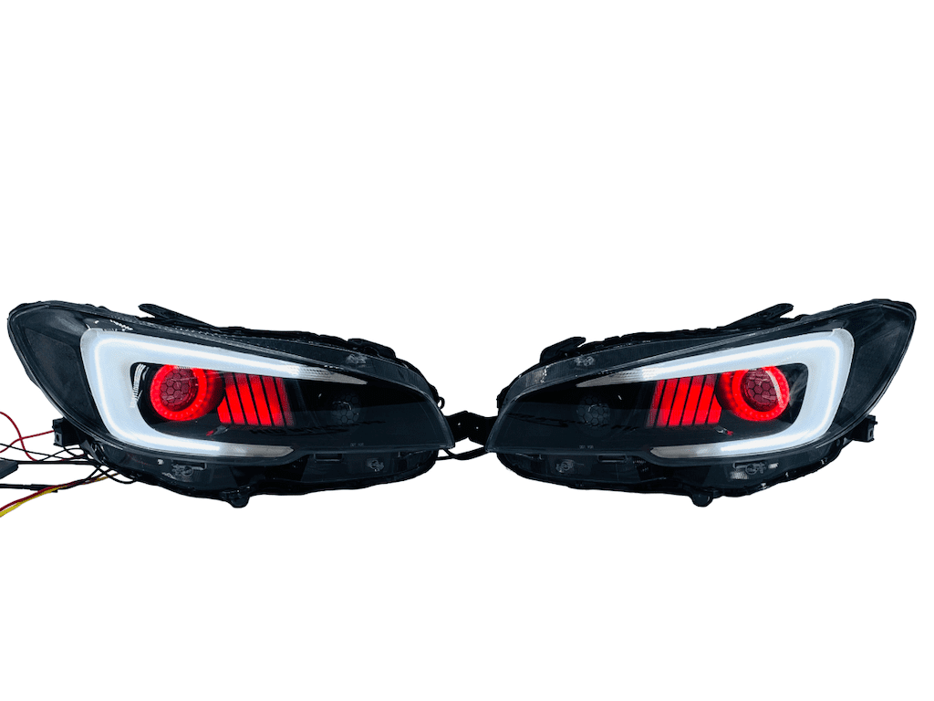 2015-2017 Subaru WRX Limited Led Halo Black Retrofit Headlights