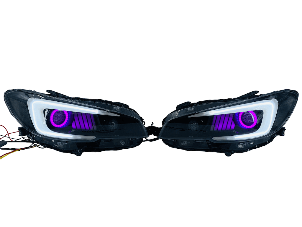 2015-2017 Subaru WRX Limited Led Halo Black Retrofit Headlights
