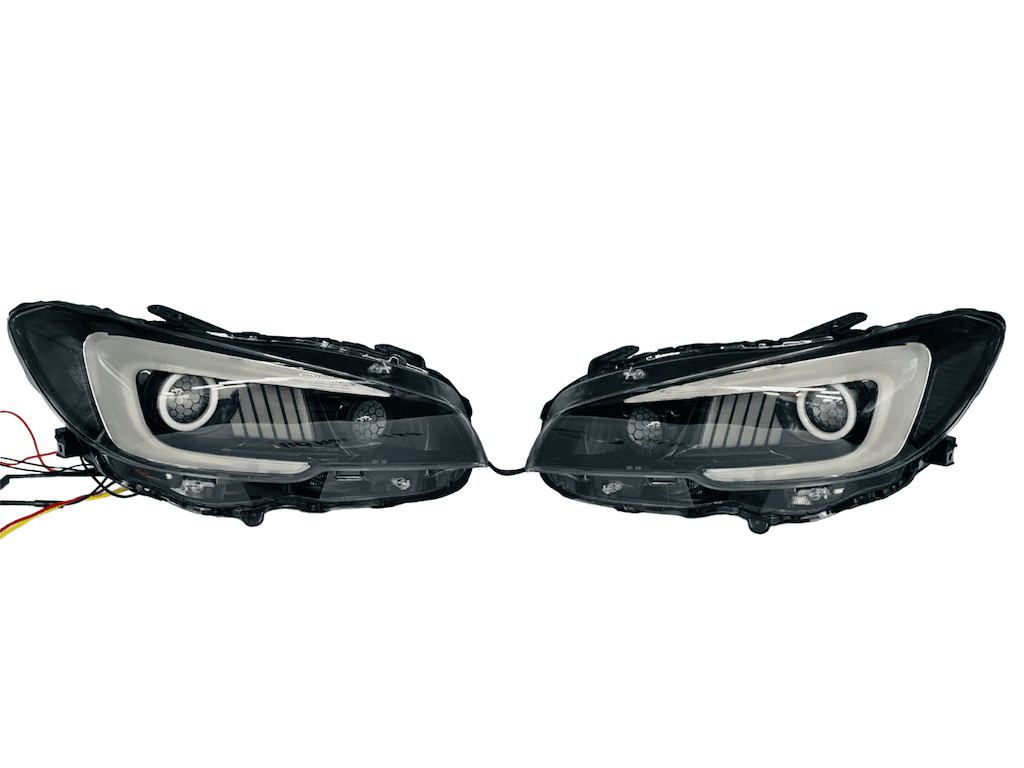 2015-2017 Subaru WRX Limited Led Halo Black Retrofit Headlights