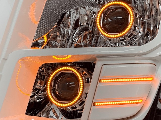 2016-2020 Nissan Titan Switchback LED Projector Retrofit Headlights