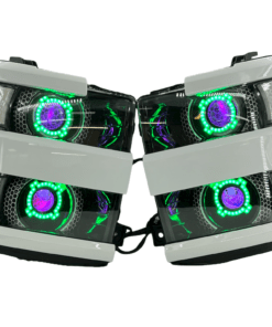 15-19 Chevrolet Silverado 2500 HD Led RGBW Halo Projector Headlights