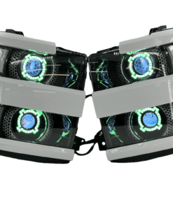 15-19 Chevrolet Silverado 2500 HD Led RGBW Halo Projector Headlights