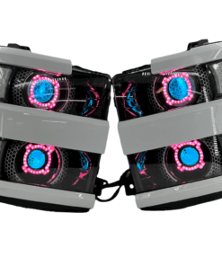 15-19 Chevrolet Silverado 2500 HD Led RGBW Halo Projector Headlights