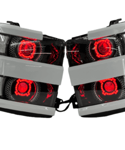 15-19 Chevrolet Silverado 2500 HD Led RGBW Halo Projector Headlights