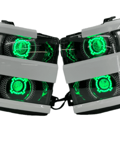 15-19 Chevrolet Silverado 2500 HD Led RGBW Halo Projector Headlights