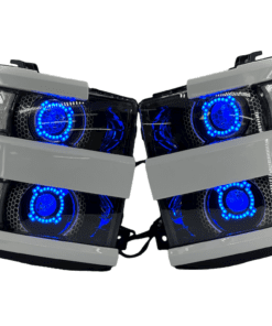 15-19 Chevrolet Silverado 2500 HD Led RGBW Halo Projector Headlights