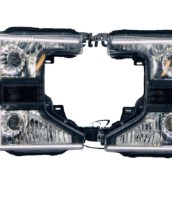 2020-2022 Ford F-250 Superduty Black Projector Switchback Led Headlights