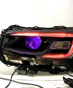 2020-2021 Subaru Legacy Outback Black Headlights with RGBW Led DRLS