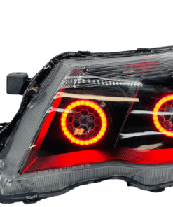 2009-2013 Subaru Forester RGBW Led Halo Black Projector Headlights