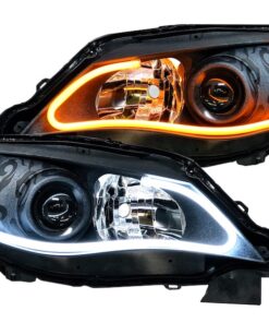 08-14 Subaru Impreza WRX / Outback LED DRL Black HID Retrofit Kit Headlights