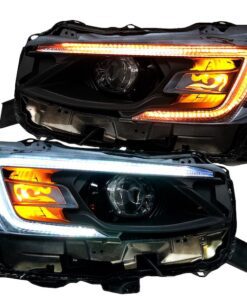 2020-2021 Subaru Legacy Outback Black Headlights with Switchback LED DRL