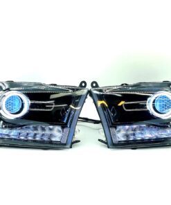 09-18 RAM 1500 RGBW Custom Retrofit Led Projector Black Headlights