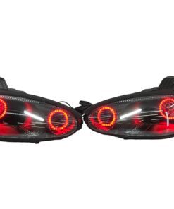 1999-2000 Mazda Miata MX-5 RGBW LED Halo Projector Retrofit Color-Shift Headlights