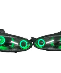 1999-2000 Mazda Miata MX-5 RGBW LED Halo Projector Retrofit Color-Shift Headlights