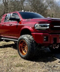 2020+ RAM 2500 LARAMIE SWITCHBACK LED CUSTOM RETROFIT BLACK HEADLIGHTS