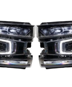 2019-2021 Chevrolet Silverado 1500 Custom Retrofit RGBW LED DRL Demon Eyes Custom Headlights