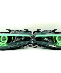 14-17 Infinity Q50 Custom Retrofit Led RGB Halo Headlights
