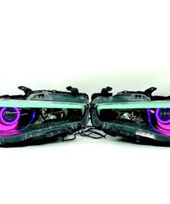 14-17 Infinity Q50 Custom Retrofit Led RGB Halo Headlights