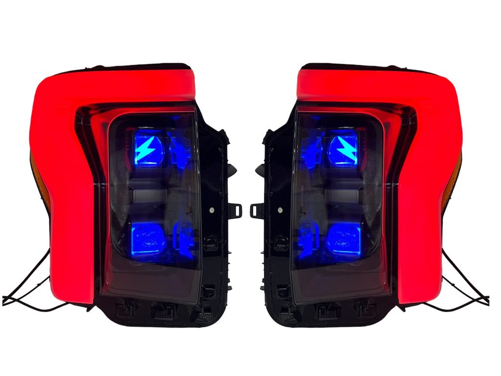 2022+ Ford F-150 Lighting Custom Retrofit RGBW Multicolor Headlights