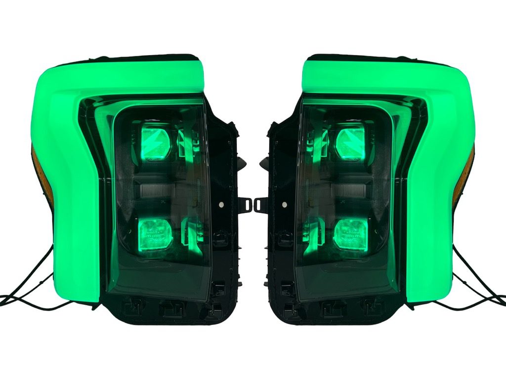 2022+ Ford F-150 Lighting Custom Retrofit RGBW Multicolor Headlights