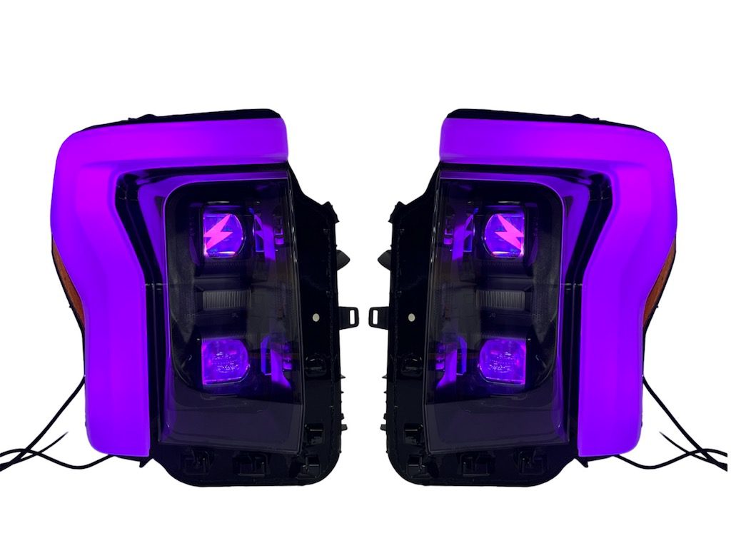 2022+ Ford F-150 Lighting Custom Retrofit RGBW Multicolor Headlights
