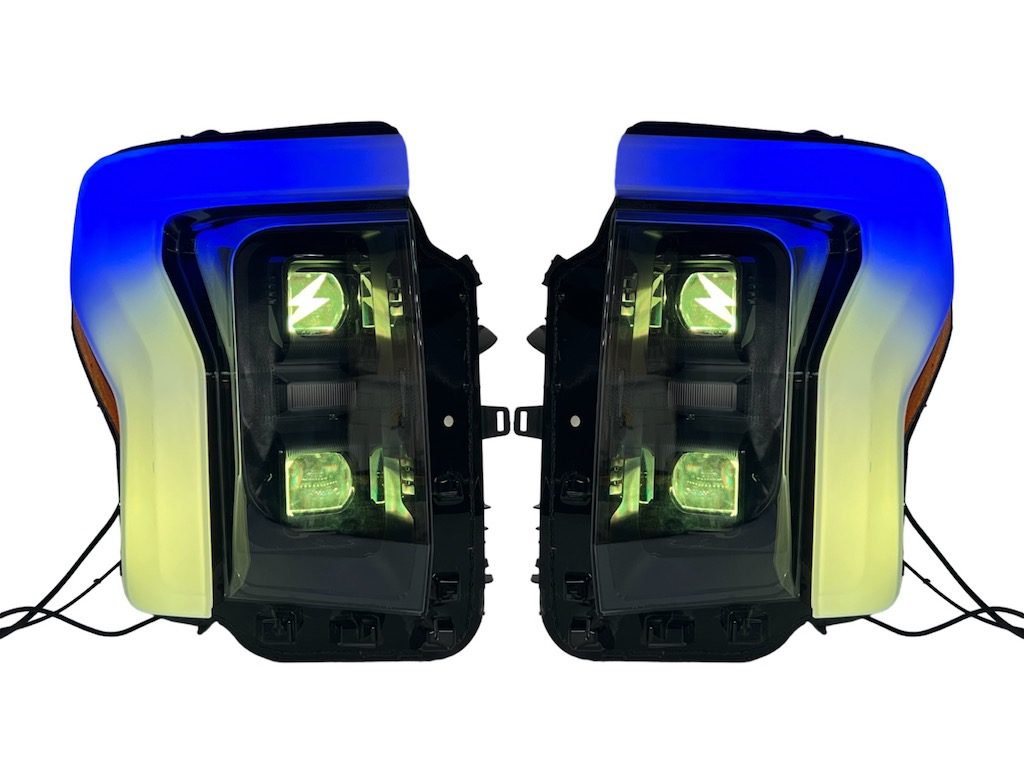 2022+ Ford F-150 Lighting Custom Retrofit RGBW Multicolor Headlights