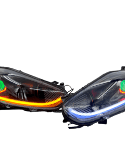 2014-2017 Ford Fiesta Retrofit Hex Led Halo Strip DRL Headlights