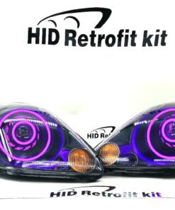 00-03 Toyota MR2 Spyder Tripple 3 RGBW Chasing LED Halo Projector Retrofit Headlights