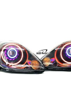 00-03 Toyota MR2 Spyder Tripple 3 RGBW Chasing LED Halo Projector Retrofit Headlights