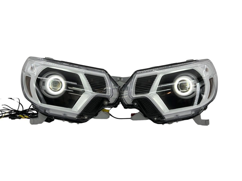 12-15 Toyota Tacoma LED Projector Retrofit Halo Switchback Headlights