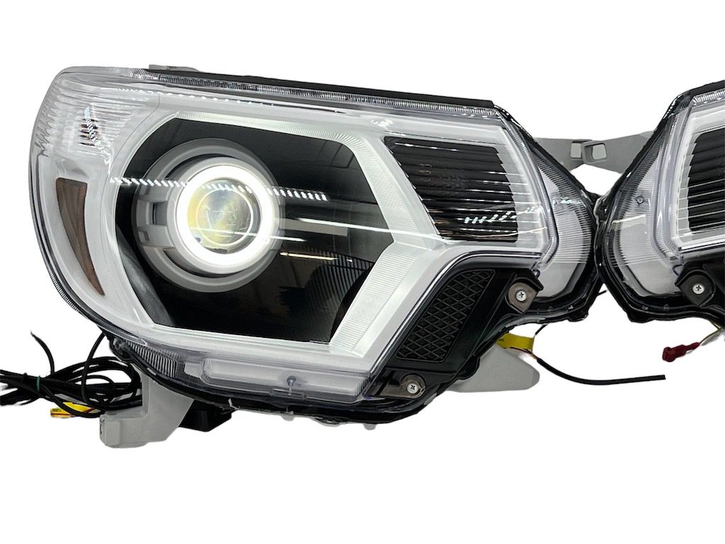 12-15 Toyota Tacoma LED Projector Retrofit Halo Switchback Headlights