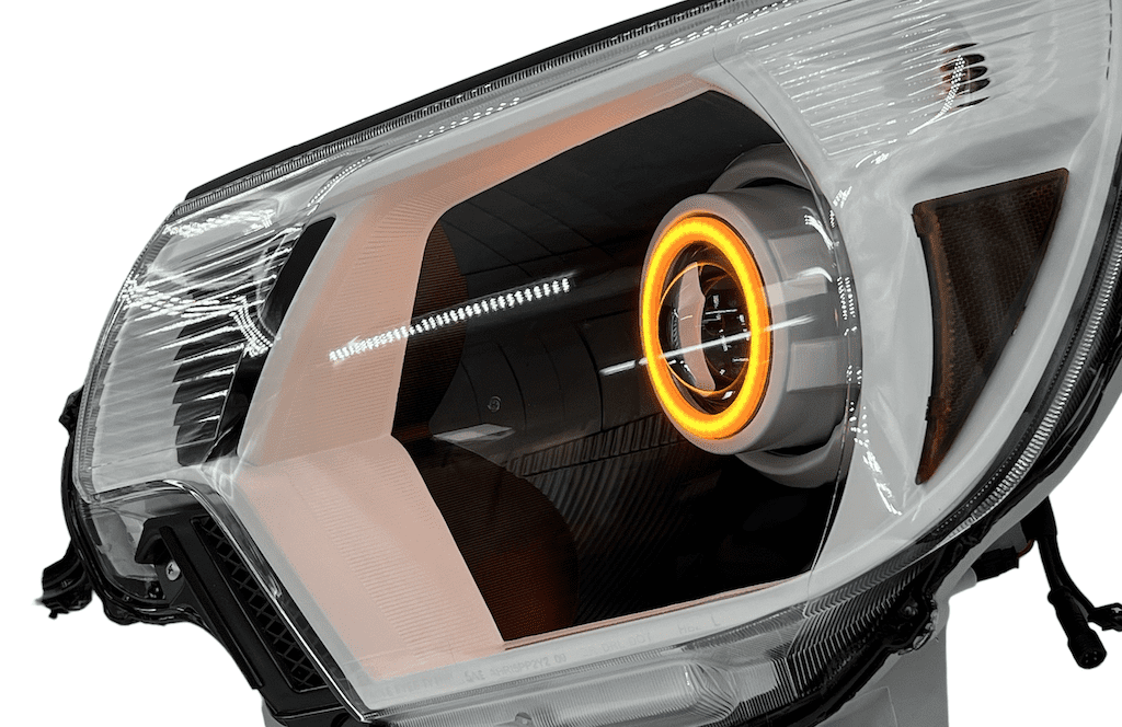 12-15 Toyota Tacoma LED Projector Retrofit Halo Switchback Headlights