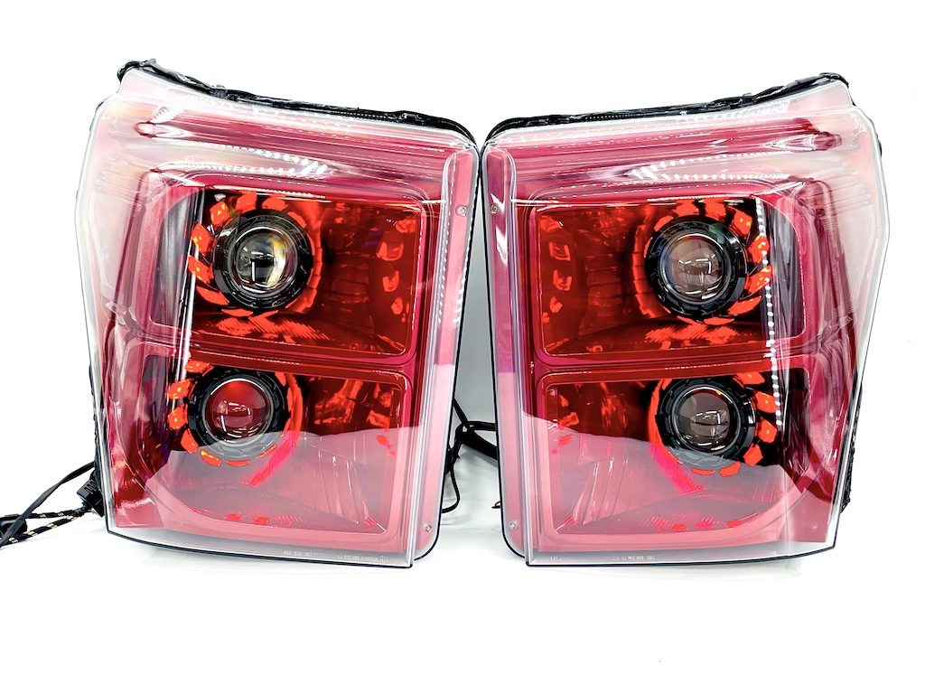 2011-2016 Ford F-250 F-350 Quad Projector LED Retrofit Headlights